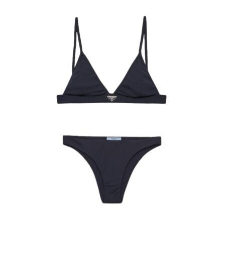 Prada Ribbed Knit Bralette Bikini Navy For Women 70223_1YW2_F0008_S_OOO