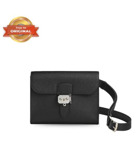 [True-to-ORIGINAL] Hermes Sac A Depeches 21 Bag Black For Men 21cm/8.3in- H085470CK89