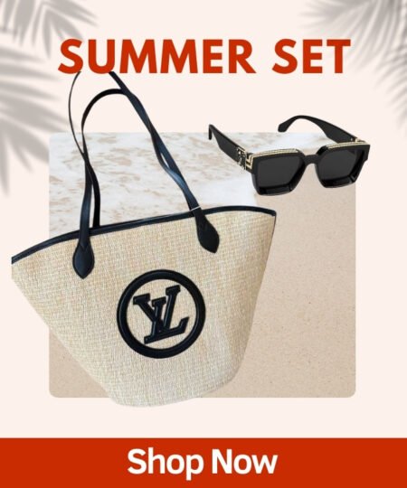 Summer Set Louis Vuitton: Saint Jacques Raffia Bag + 1.1 Millionaires Sunglasses