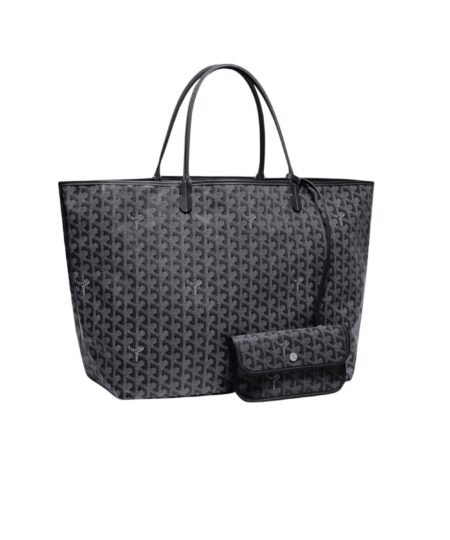 Goyard Saint Louis Gm Bag Dark Grey For Women 15.7in/40cm STLOUIGMLTY01CL01P
