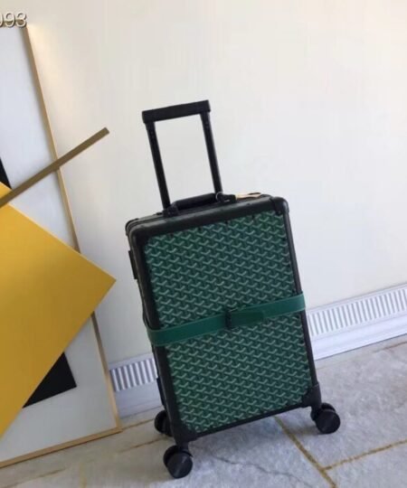 Goyard Bourget PM Trolley Case Green For Women‎ 19.7in/50cm