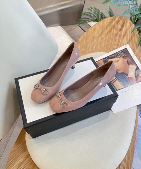 Gucci Women’s Pump With Horsebit Pink For Women GG