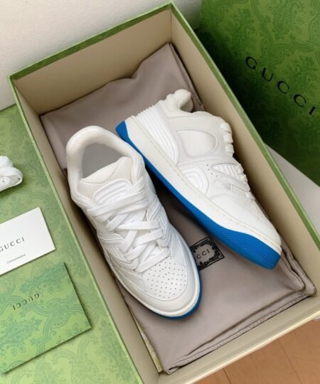 Gucci Women’s Basket Low – Top Sneaker White For Women ‎661301 2SHA0 9014