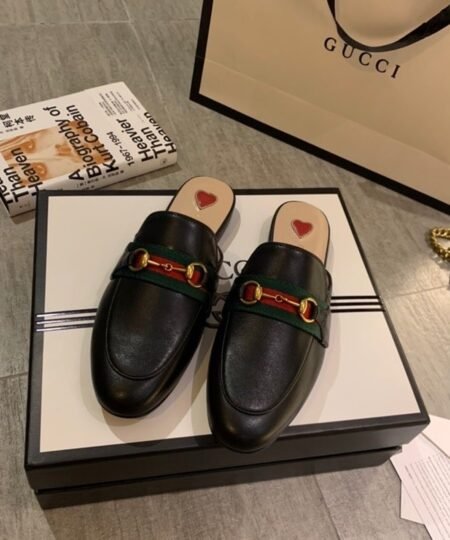 Alternative view of Gucci Women’s Princetown Slipper Black For Women GG ‎629084 CQXM0 1060