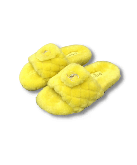 Chanel Mules Yellow For Women