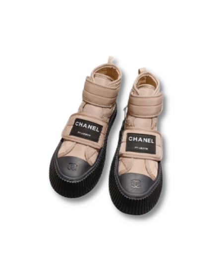 Chanel Sneakers Brown High Top For Women