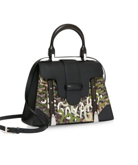 Goyard Saïgon Structuré PM Bag Lettres Camouflage Black And Green For Women SAIRLCPMLTY0130EBP- 28 Cm/ 11 Inches