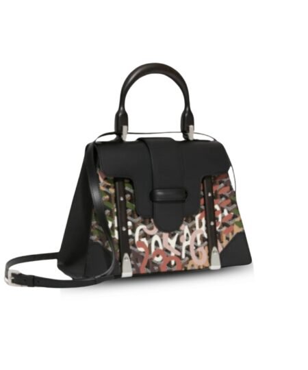 Goyard Saïgon Structuré PM Bag Lettres Camouflage Black And Pink For Women SAIRLCPMLTY0131EBP- 28 Cm/ 11 Inches