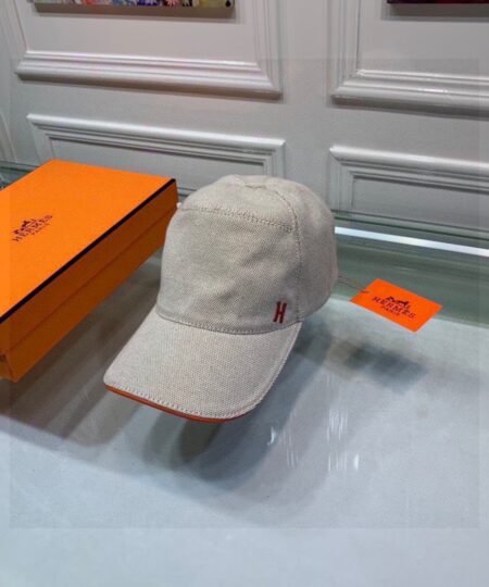 Hermes Davis H Primavera Cap Beige Hermes Cap