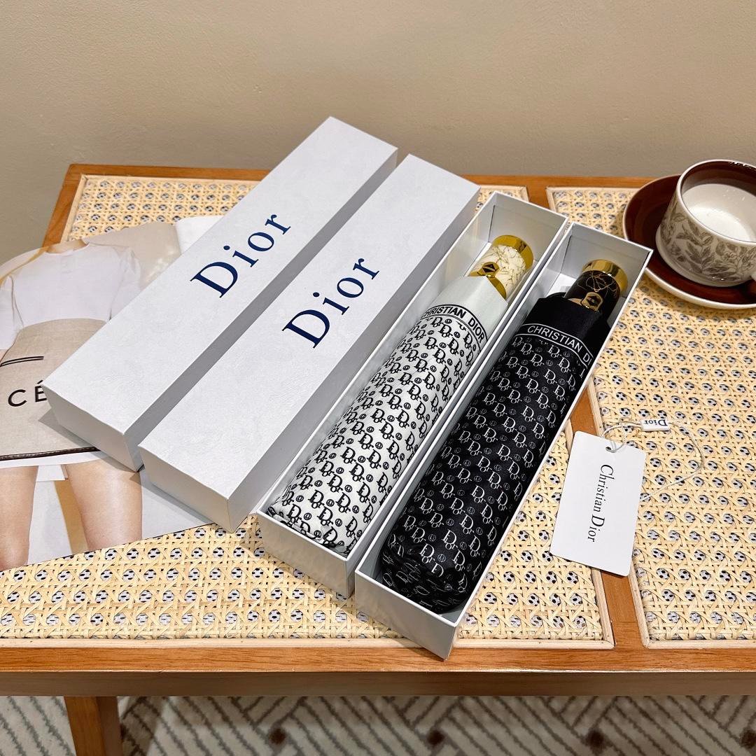 Dior Trotter Umbrella Black - Image 5