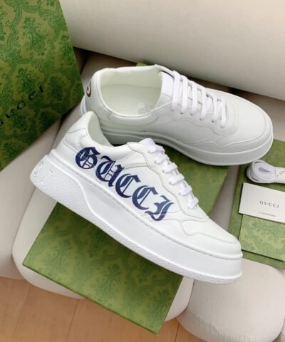 Gucci Women’s Sneaker White With Gucci Print For Women 670408 1XL10