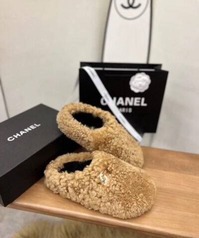 Chanel Women’s Mules Brown For Women Chanel