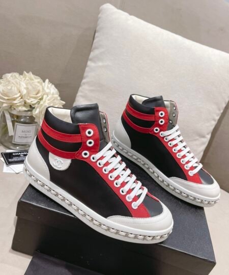 Chanel Women’s Schuhe Sneaker Black And Red For Women