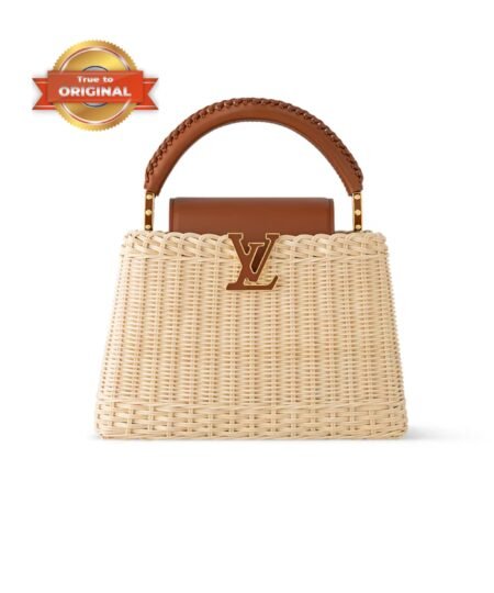 [True-to-ORIGINAL] Louis Vuitton Capucines BB Tan For Women 10.6in/27cm M26025