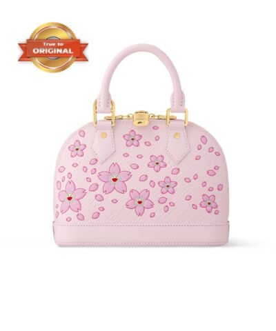 [True-to-ORIGINAL] Louis Vuitton LV x TM Alma BB Pink For Women 23.5cm/9.3in – M13104