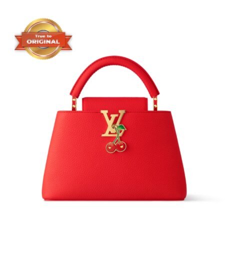 [True-to-ORIGINAL] Louis Vuitton LV x TM Capucines BB Red For Women 10.6in/27cm M13250