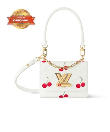 [True-to-ORIGINAL] Louis Vuitton LV x TM Twist PM White For Women 7.5in/19cm M13239