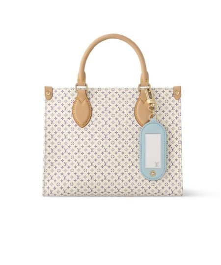 Louis Vuitton OnTheGo PM Azure Blue/Sand For Women 9.8in/25cm M15138
