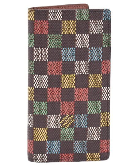 Louis Vuitton Portefeuille Brazza Multi Color Damier Heritage For Men 7.48in/19cm N00141