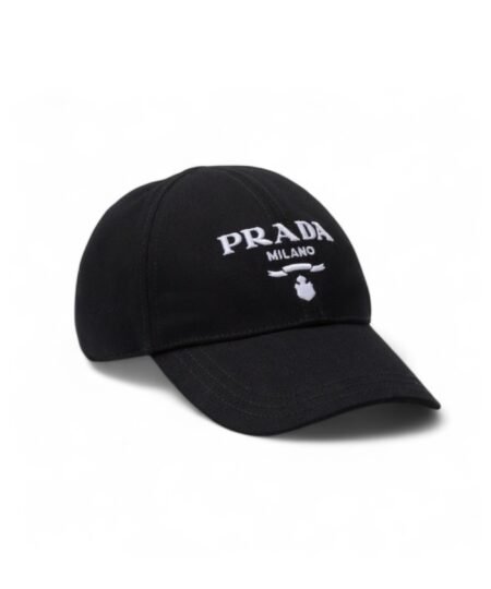 Prada Drill Baseball Cap Black For Men 1HC274_2CXL_F0002