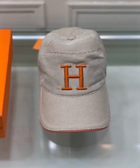 Hermes Davis H Primavera Cap Beige Hermes Cap