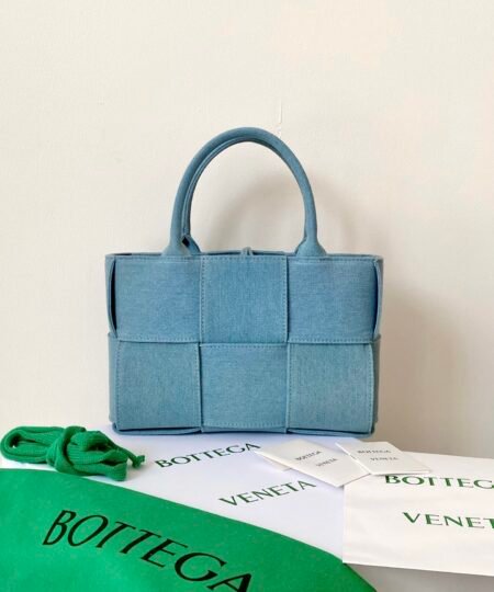 Bottega Veneta Mini Arco Tote Bag Grey, For Women, Women’s Bags 9.8in/25cm