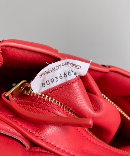 Alternative view of Bottega Veneta Small Padded Cassette Red, For Women, Women's Bags 7.5in/19cm