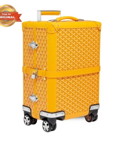 [True-to-ORIGINAL] Goyard Bourget PM Trolley Case Yellow For Women‎ 19.7in/50cm BOURG2PMLTY08CL08P