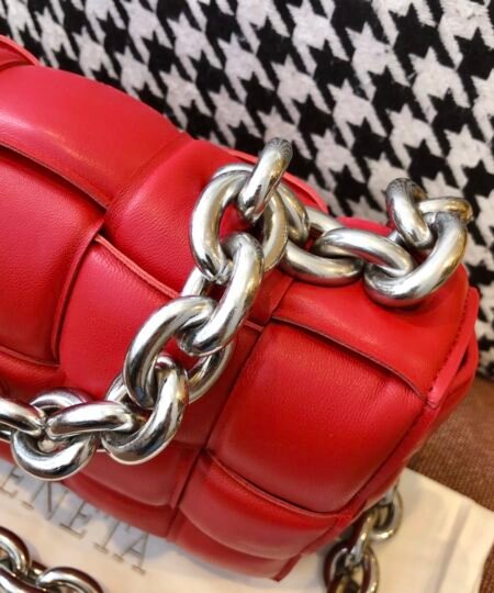 Alternative view of Bottega Veneta Chain Cassette Red, For Women, Women’s Bags 10.2in/26cm