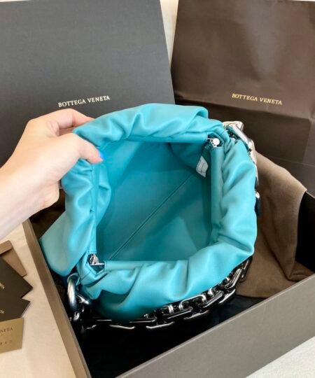 Alternative view of Bottega Veneta Chain Pouch Light Blue, For Women, Women’s Bags 12.2in/31cm