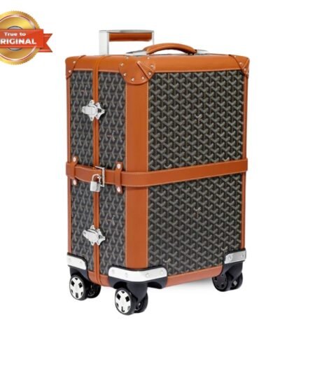 [True-to-ORIGINAL] Goyard Bourget PM Trolley Case Brown For Women‎ 19.7in/50cm BOURG2PMLTY01CL03P