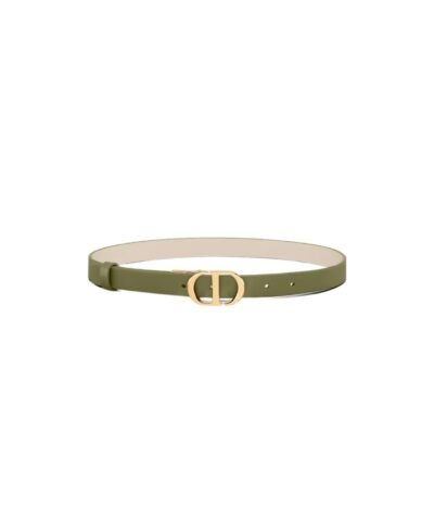 Dior 30 Montaigne Reversible Belt Green For Women, Women Belt B0178UWGA_M51E