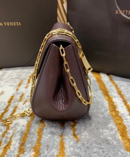 Alternative view of Bottega Veneta Mini Angle Palmellato Bag Purple, For Women, Women’s Bags 7.5in/19cm