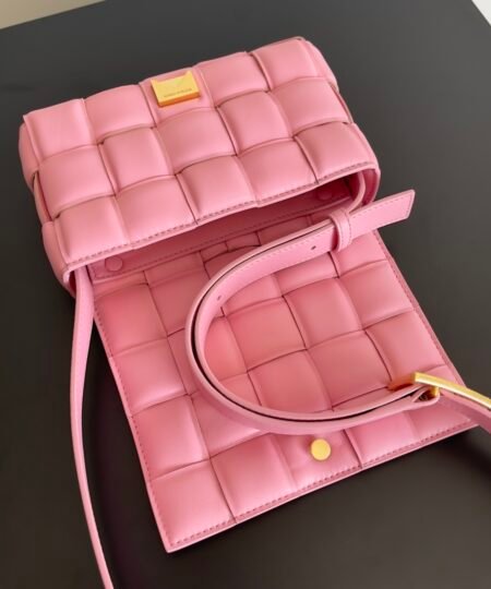 Alternative view of Bottega Veneta Small Padded Cassette Pink , For Women, Women's Bags 7.5in/19cm
