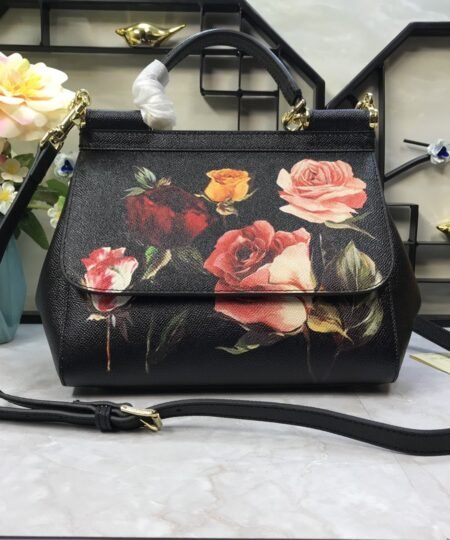 Dolce & Gabbana Medium Sicily Handbag Inoriginal Spring Texture Muticolour For Women 10.2in/26cm DG