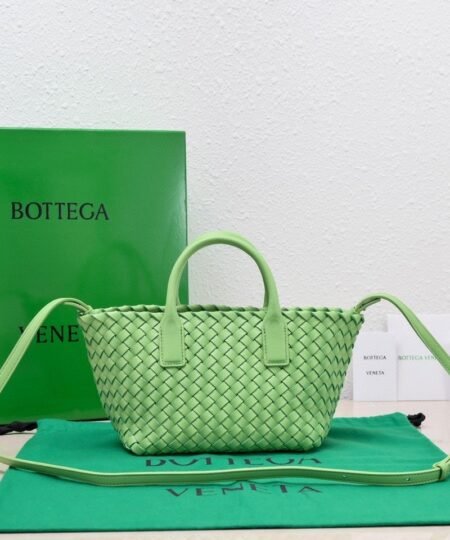 Alternative view of Bottega Veneta Mini Cabat Green , For Women, Women's Bags 7.9in/20cm
