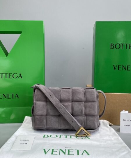 Bottega Veneta Padded Cassette Gray, For Women, Women’s Bags 10.2in/26cm