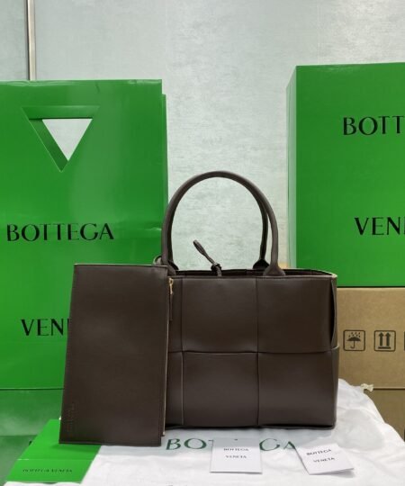 Bottega Veneta Small Arco Tote Bag Dark Brown, For Women, Women's Bags 14.2in/36cm
