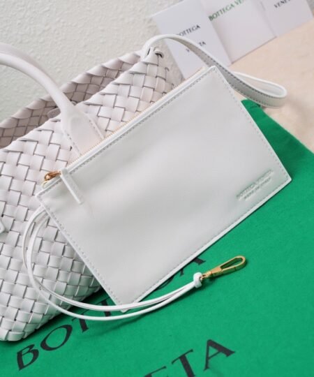 Alternative view of Bottega Veneta Mini Cabat White, For Women, Women's Bags 7.9in/20cm 709464V1OW19009