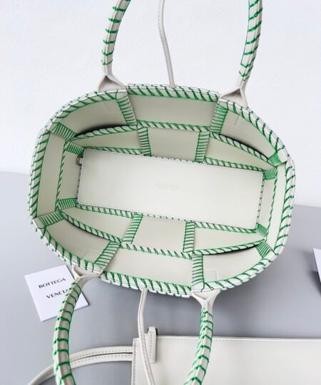 Alternative view of Bottega Veneta Small Arco Tote Bag White, For Women, Women's Bags 11.8in/30cm