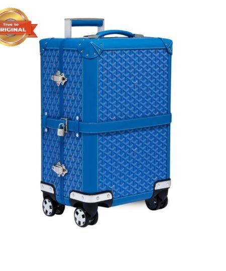 [True-to-ORIGINAL] Goyard Bourget PM Trolley Case Blue For Women‎ 19.7in/50cm BOURG2PMLTY10CL10P