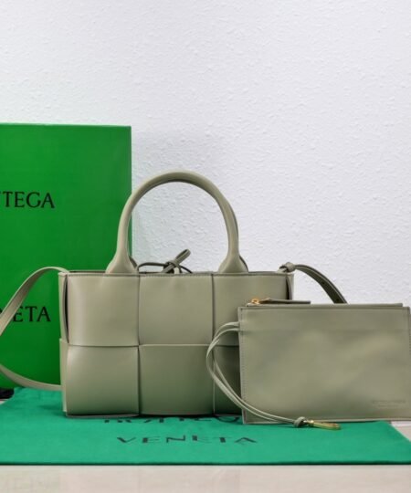 Alternative view of Bottega Veneta Mini Arco Tote Bag Green, For Women, Women's Bags 9.8in/25cm