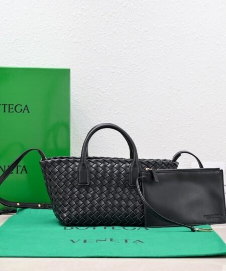 Alternative view of Bottega Veneta Mini Cabat Black, For Women, Women's Bags 7.9in/20cm 709464V1OW18425