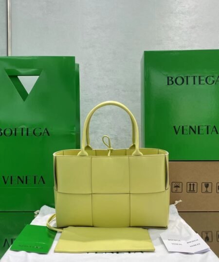 Bottega Veneta Small Arco Tote Bag Yellow, For Women, Women's Bags 14.2in/36cm