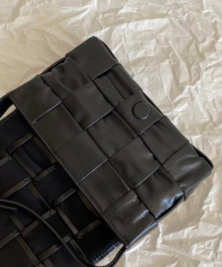 Alternative view of Bottega Veneta Padded Cassette Belt Bag Black, For Women, Women's Bags 7in/18cm 710075VCQR18425