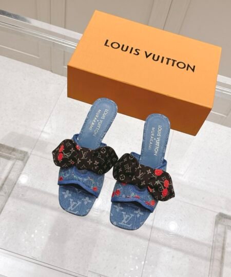 Louis Vuitton Sandals Blue For Women