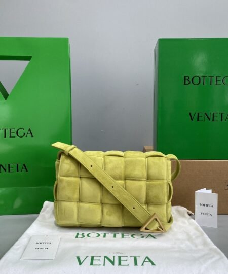 Bottega Veneta Padded Cassette Yellow, For Women, Women’s Bags 10.2in/26cm