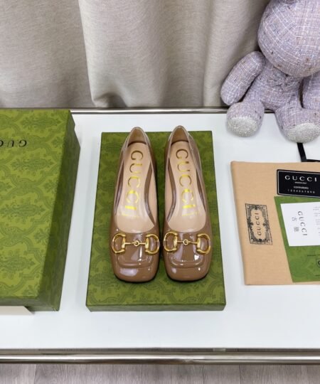 Gucci Mid-Heel Pump With Horsebit Green For Women