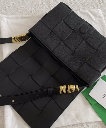 Alternative view of Bottega Veneta Cassette Black, For Women, Women’s Bags 9.1in/23cm 666870V17H18425