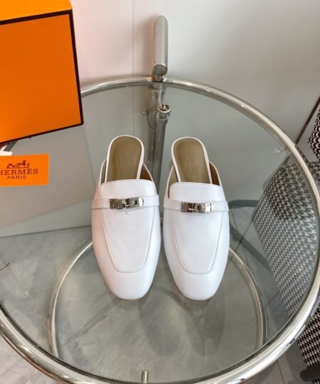 Hermes Sandals White For Women